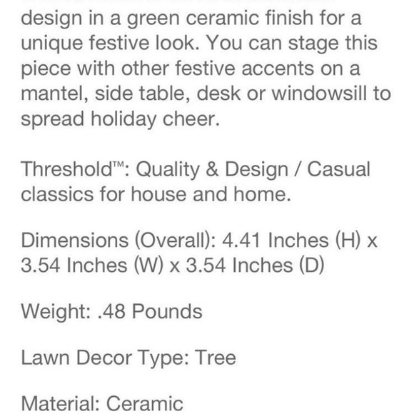 Threshold Medium & Small Green Ceramic Decorative Trees - Picture 9 of 9